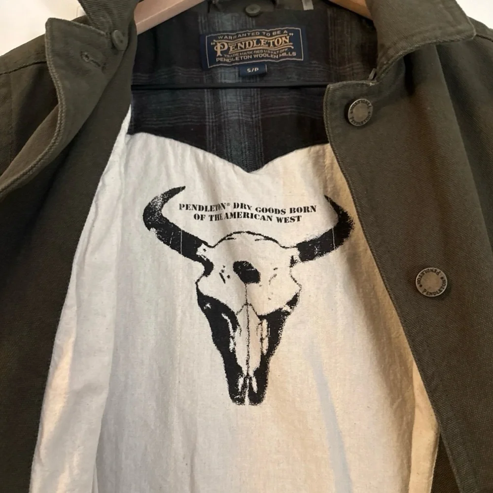 Pendleton Olive Jacket - Picture 4 of 4